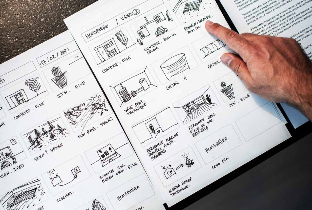 How to create-big-picture and close-up storyboard